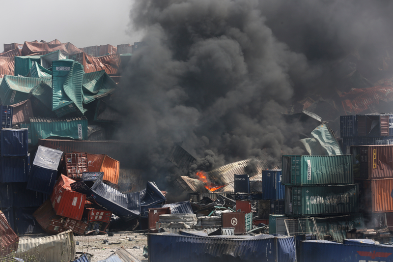 Illustration for article titled La explosión de Tianjin fue tan potente que pudo apreciarse desde el espacio